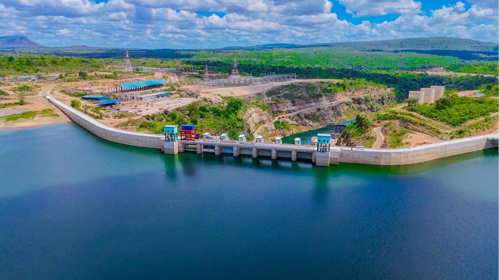 Julius Nyerere Hydropower Project dam in Tanzania